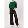 Women's Terre Faux Leather Pants - DELUC - 2 of 3
