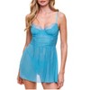 Adore Me Women's Nori Babydoll Lingerie - 2 of 4