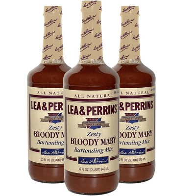 George’s Beverage Company Lea and Perrins Mix - 1L Bottle - Gluten Free, All Natural Mixer