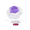 Unique Bargains PE Mini Artificial Rose Flower Heads for DIY Craft 1.38 Inch Dia 500 Pcs - 2 of 3