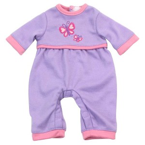 Sophia's Embroidered Butterfly Sleeper for 15" Baby Dolls, Lavender/Pink - 1 of 4