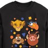 Boys' - Disney - Simba, Pumbaa, Timon, & Zazu Graphic Long Sleeve Fleece Sweatshirt - 2 of 4