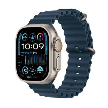 Apple Watch Series 9 GPS 41mm Silver Aluminum Case with Storm Blue Sport  Band - S/M