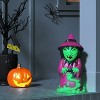 18" Blow Mold Magic Witch Halloween Decorative Prop Green - Hyde and EEK! Boutique™ - 2 of 3