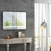 SEVOBAL Bathroom Vanity Mirrors Rectangular Wall Mirror Easy-to-Clean with Aluminum Frame Sturdy Long-Lasting, Black, 36"*24"*2" - 3 of 4