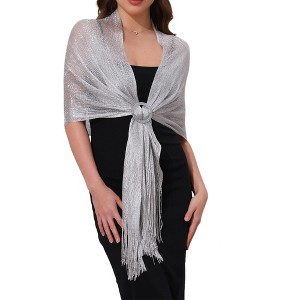 INSPIRE CHIC Women's Fashion 100% Polyester Pashmina Shawls 1 Pc - 1 of 4