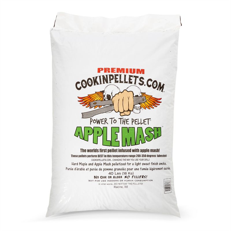 CookinPellets Premium Hickory Grill Smoker Smoking Wood Pellets Bundle w/ CookinPellets Apple Mash Hard Maple Smoker Smoking Wood Pellets, 40 Lb Bags, 3 of 7