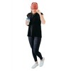 Women's Sleeveless Lace-up Hoodie - White Birch - 4 of 4