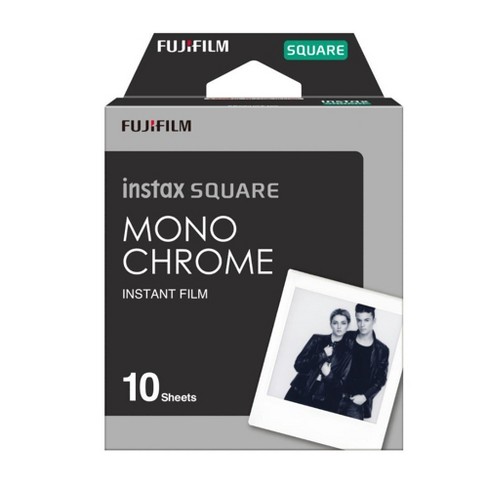 Geplooid te ontvangen kleding Fujifilm Instax Square Instant Film (10 Exposures, Monochrome) : Target