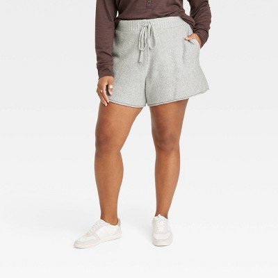 Women's High-Rise Tie-Front Jogger Shorts - Universal Thread™