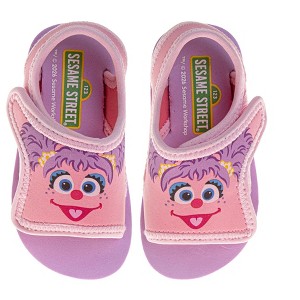 Sesame Street Abby Cadabby Sandals for Girls - Abby Design Pink Summer Adjustable Straps Comfortable (Toddler – Little Kid) - 1 of 4
