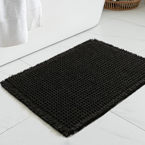 BAGOKIE Set of 2 Waffle Bathroom Rugs & Mats - 1 of 4