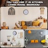 12 Inch Silent Quartz Analog Wall Clock Non Ticking Large Round Easy to Read for Classroom Office School Kitchen Bedroom - 4 of 4