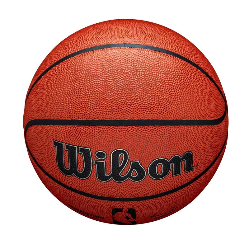Wilson NBA Authentic Indoor/Outdoor 27.5&#34; Basketball - Brown, 6 of 9