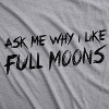 Youth Ask Me Why I Like Full Moons Awesome Werewolf T shirt Disguise for Kids - Crazy Dog Youth T Shirt - 3 of 4