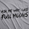 Youth Ask Me Why I Like Full Moons Awesome Werewolf T shirt Disguise for Kids - Crazy Dog Youth T Shirt - image 3 of 4