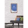Trends International The White Lotus - White and Blue Logo Framed Wall Poster Prints - 2 of 4