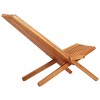 vidaXL Folding Patio Lounge Chair Solid Acacia Wood - 4 of 4