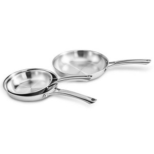 Karl Home Tri-Ply Skillets Set Stainless Steel Chef's Pan Cookware Set - 1 of 4