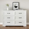 51.38" Modern Wood Dresser - 5/6 Drawer Chest for Bedroom, Large Storage, Assembled - 2 of 4