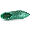 Allegra K Women's Sparkle Pointed Toe Stiletto Heel Ankle Boots - 4 of 4