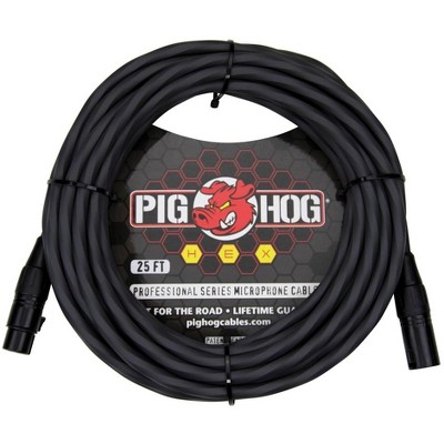 PIGHOG HEX SERIES MIC CABLE, 25FT Gray