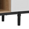 GlasFlength TV Stands and Consoles, Stylish Entertainment Center for Living Rooms, Modern Designs for Classic Interiors, White,76.8”*15”*18.9" - 4 of 4