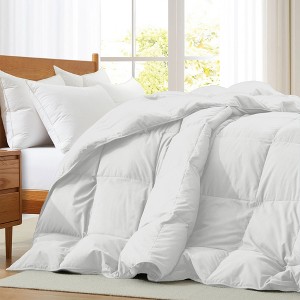 Peace Nest Medium Weight White Goose Down Duvet Comforter Insert - 1 of 4
