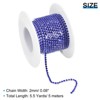 Unique Bargains DIY Bag Clothing Decoration Crystal Rhinestone Sew on Close Claw Chain Trim - 2 of 4