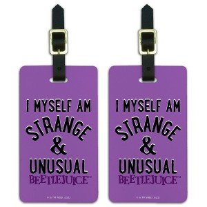 Beetlejuice Strange And Unusual Luggage ID Tags Set of 2 - 1 of 4