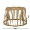 3 Piece Rattan Patio Table and Chairs Sets with Metal Frame, Outdoor Conversation Furniture Set,Patio Table Set for Small Space-Maison Boucle - 4 of 4