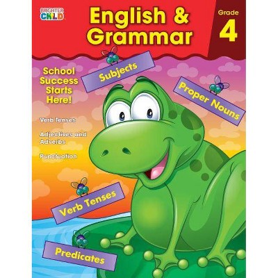 English & Grammar Workbook, Grade 4 - (Paperback)