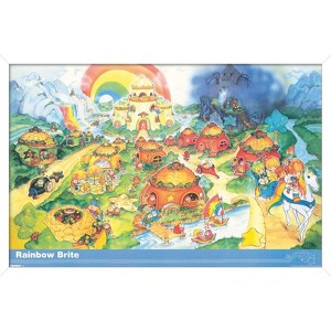Trends International Rainbow Brite - Rainbow Land Framed Wall Poster Prints - 1 of 4