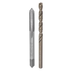 Unique Bargains Cobalt High Speed Steel Straight Flute Twist Drill Bit Tap and Bit Set - 1 of 3