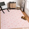 Area Rug Machine Washable Rug Non Slip Non Shedding Large Indoor Carpet Floral Low Pile Foldable Stain Resistant Rugs for Bedroom Living Room - 3 of 4
