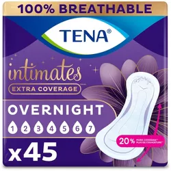 Serenity Tena Incontinence Pads for Women - Overnight - 45ct