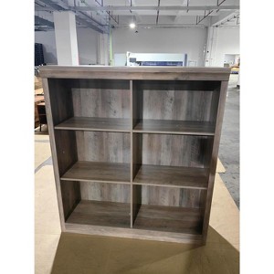 6 Cube Display Shelf, 3 Tiers Storage Organizer, Cubby Bookshelf, Modern Bookcase, Wooden Open Bookshelf for Bedroom, Classroom, Office - 1 of 1