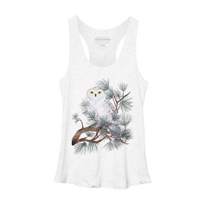 Women's Design By Humans Snowy By littleclyde Racerback Tank Top