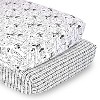 The Peanutshell Preston Black & White Crib Bedding Set, 4pc to 12 Pc - 4 of 4