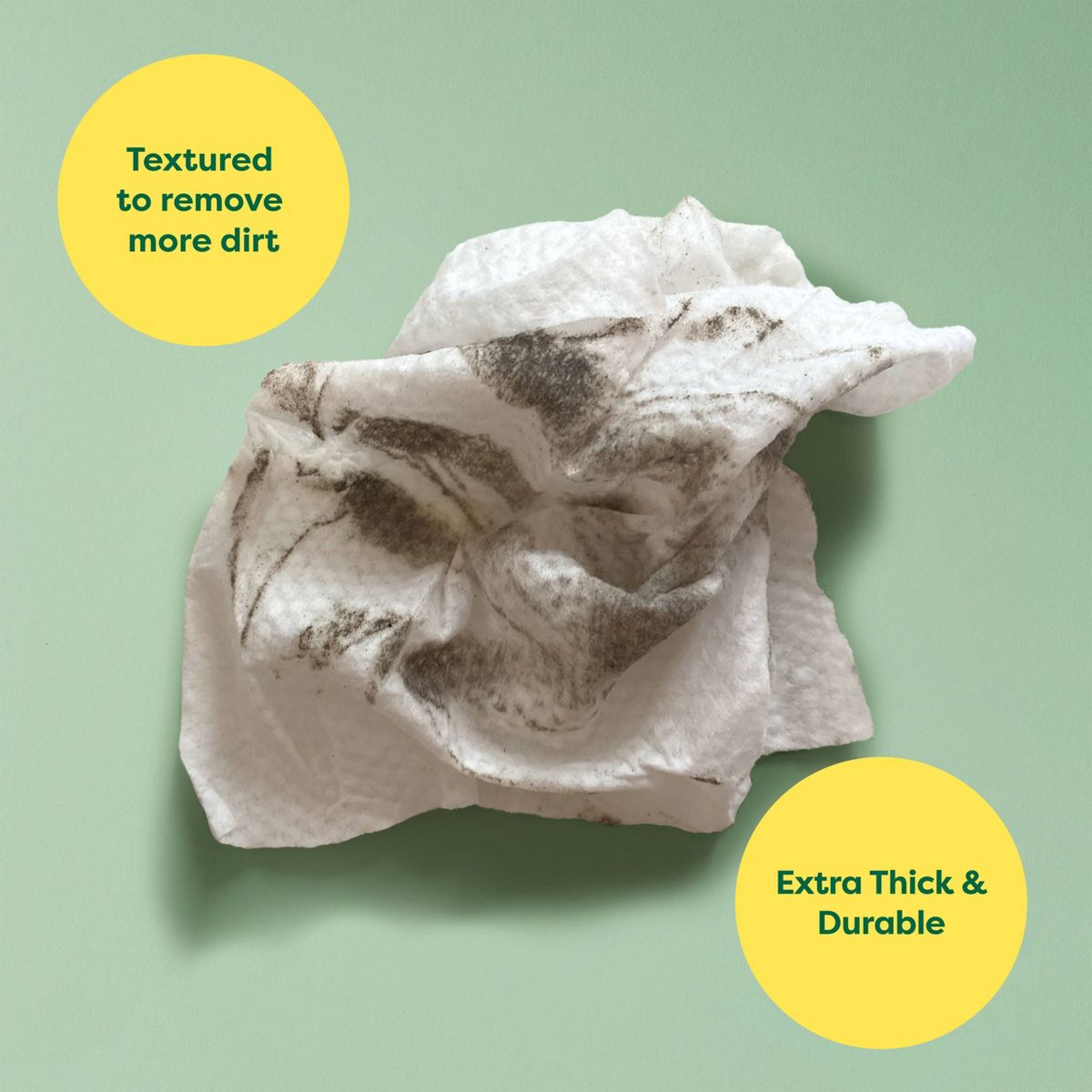 Earth Rated Thick Hypoallergenic Unscented Dog Grooming Wipes - 100ct - thumbnail 4