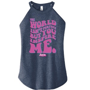 Women's - Barbie - You Inspire Me Graphic High Neck Tank - 1 of 3
