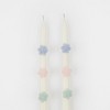 Meri Meri Pastel Flower Taper Candles (Pack of 2) - 2 of 3