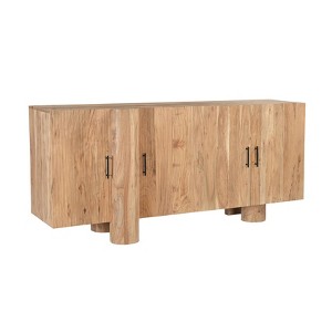 Treasure Trove Accents 4 Door Credenza Holcomb Medium Brown - 1 of 4
