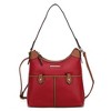MKF Collection Harper Vegan Color Block Leather Women’s Shoulder Hobo Bag by Mia K - 2 of 4