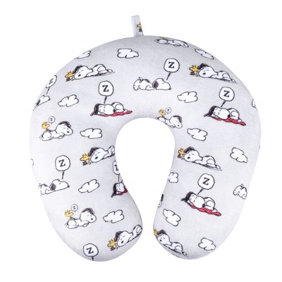 Concept One Peanuts Snoopy and Woodstock Clouds Travel Neck Pillow