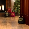 Pavilion Gift Company - Winter - 5" x 6" Velvet Door Stopper - Door Stops - 3 of 4