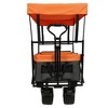 Whisen 480Lbs Collapsible Wagon with Canopy, 7" All-Terrain Wheels, Lightweight Foldable Wagon, Large Capacity - 4 of 4