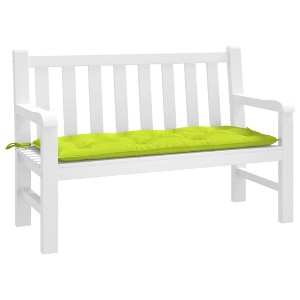 vidaXL Garden Bench Cushion Bright Green 47.2"x19.7"x2.8" Oxford Fabric - 1 of 4