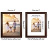 Americanflat Picture Frame with Oval Mat Insert and Shatter-Resistant Glass - Signature Collection - Photo Frame for Wall Display - 2 of 4