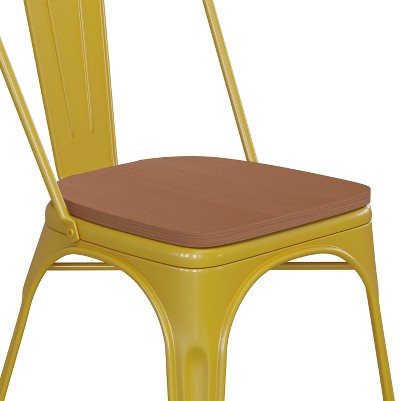 yellow/teak